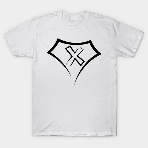 Super letter X T-Shirt by Florin Tenica